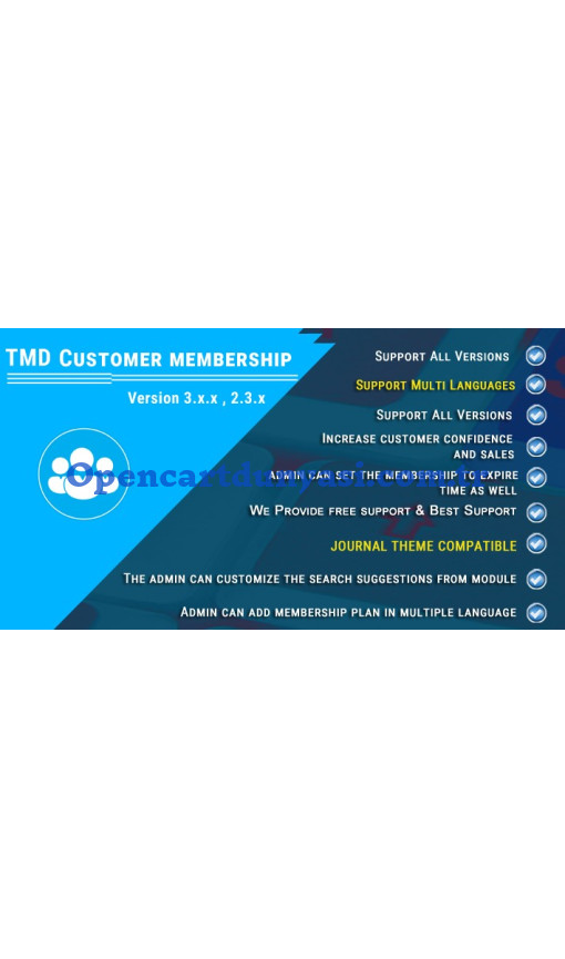 TMD CUSTOMER MEMBERSHIP